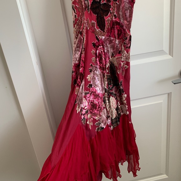 Vintage Betsy Johnson silk velvet dress - Picture 7 of 7